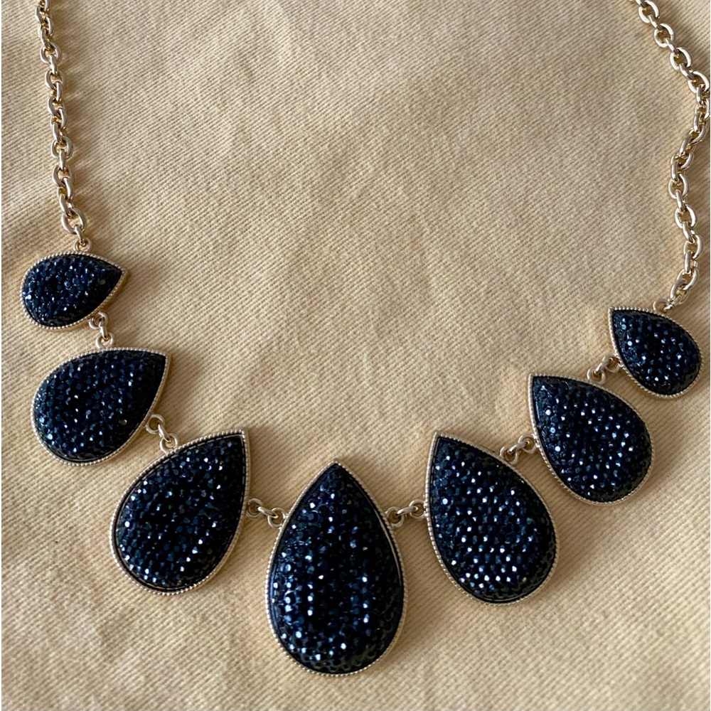 Druzy quartz style necklace